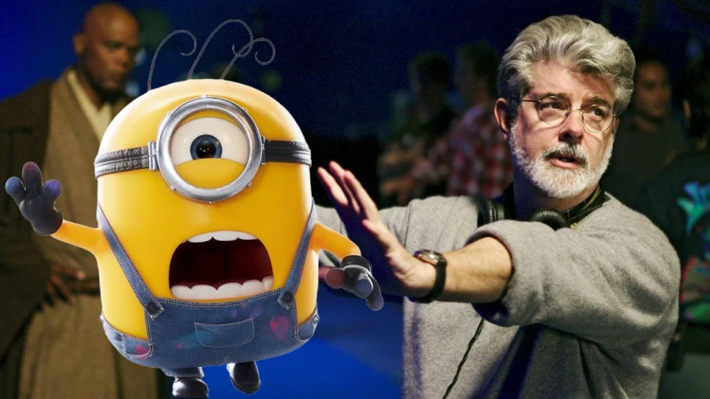 George Lucas (renowned creator of "Star Wars") to appear in the new Minions movie and has stated to be a "huge fan of the franchise".